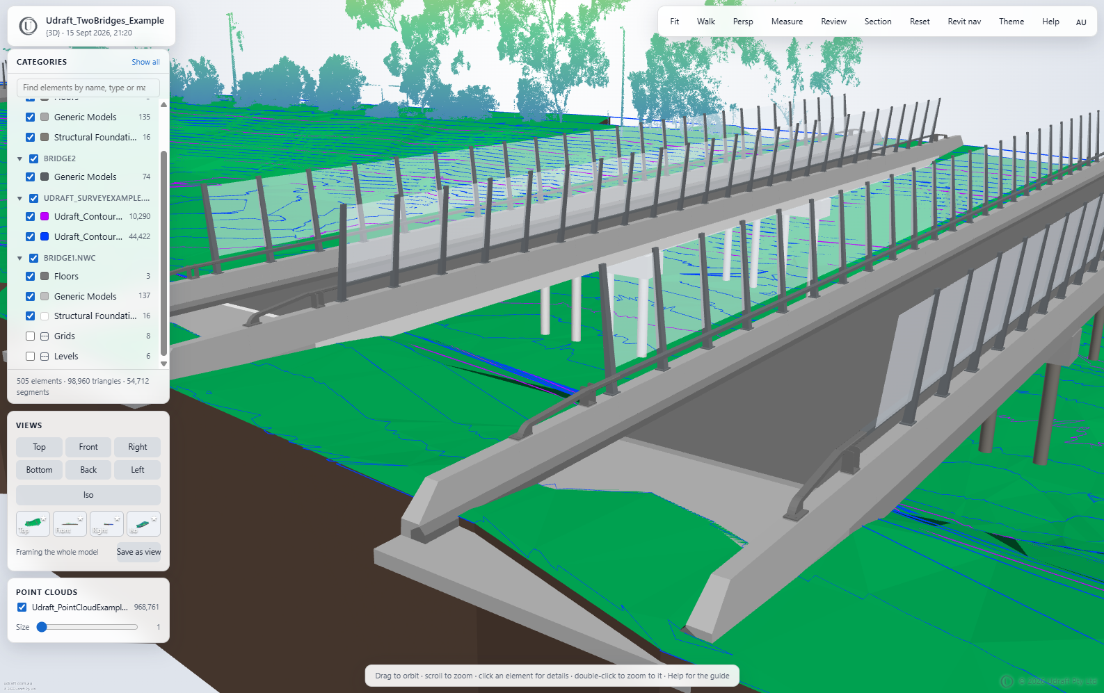 Udraft Bridges Example